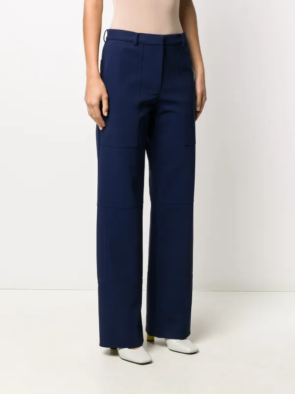Nina Ricci straight-leg Trousers | Blue | FARFETCH