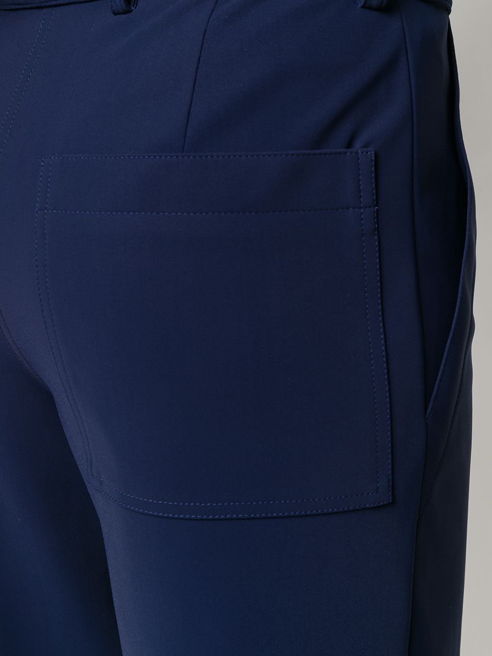 Shop Nina Ricci Straight-leg Trousers In Blue