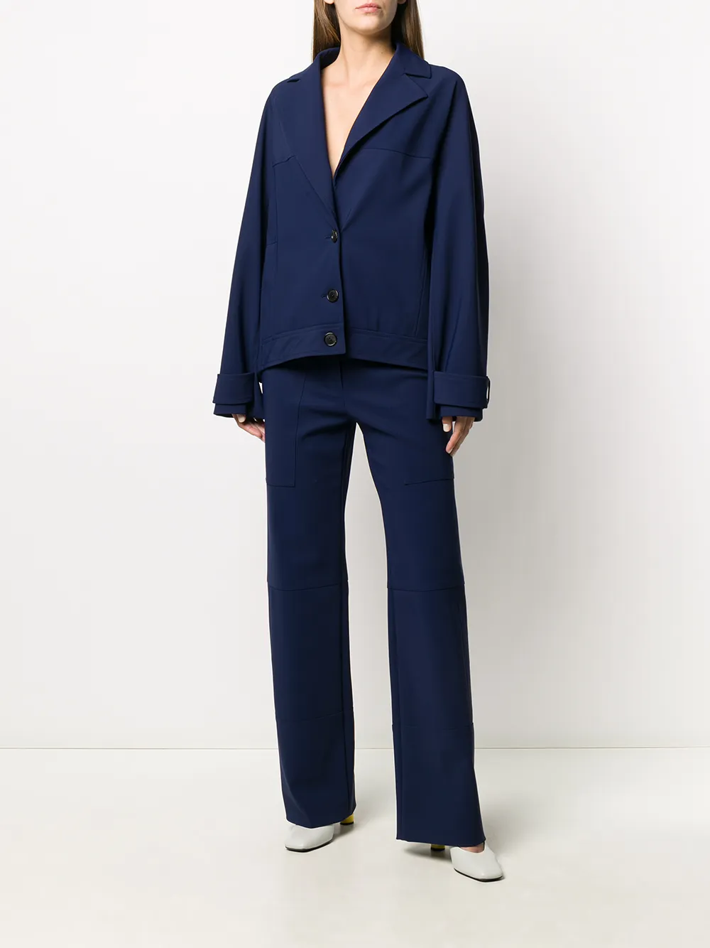 Image 2 of Nina Ricci loose-fit single-breasted jacket