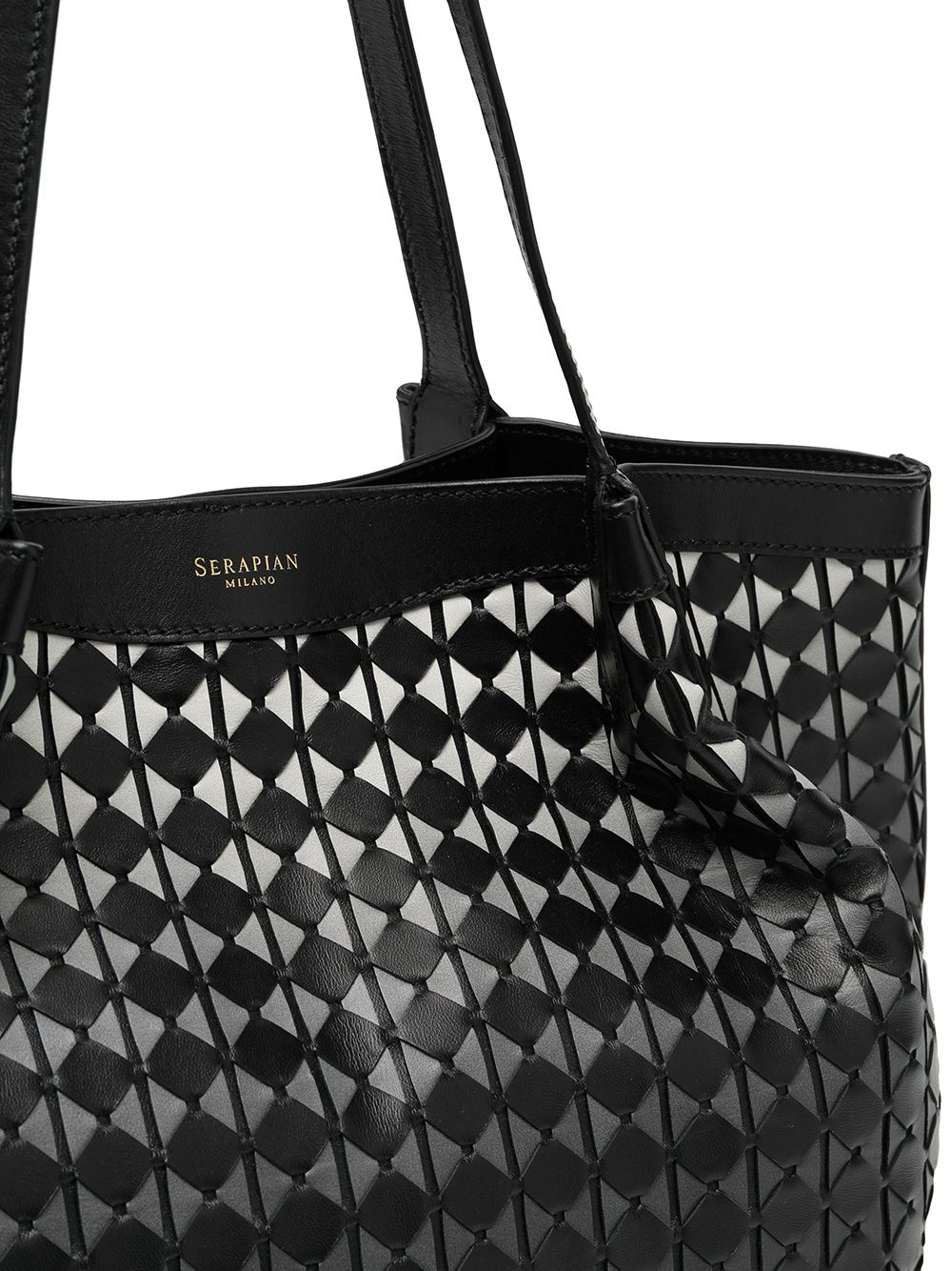 фото Serapian woven tote