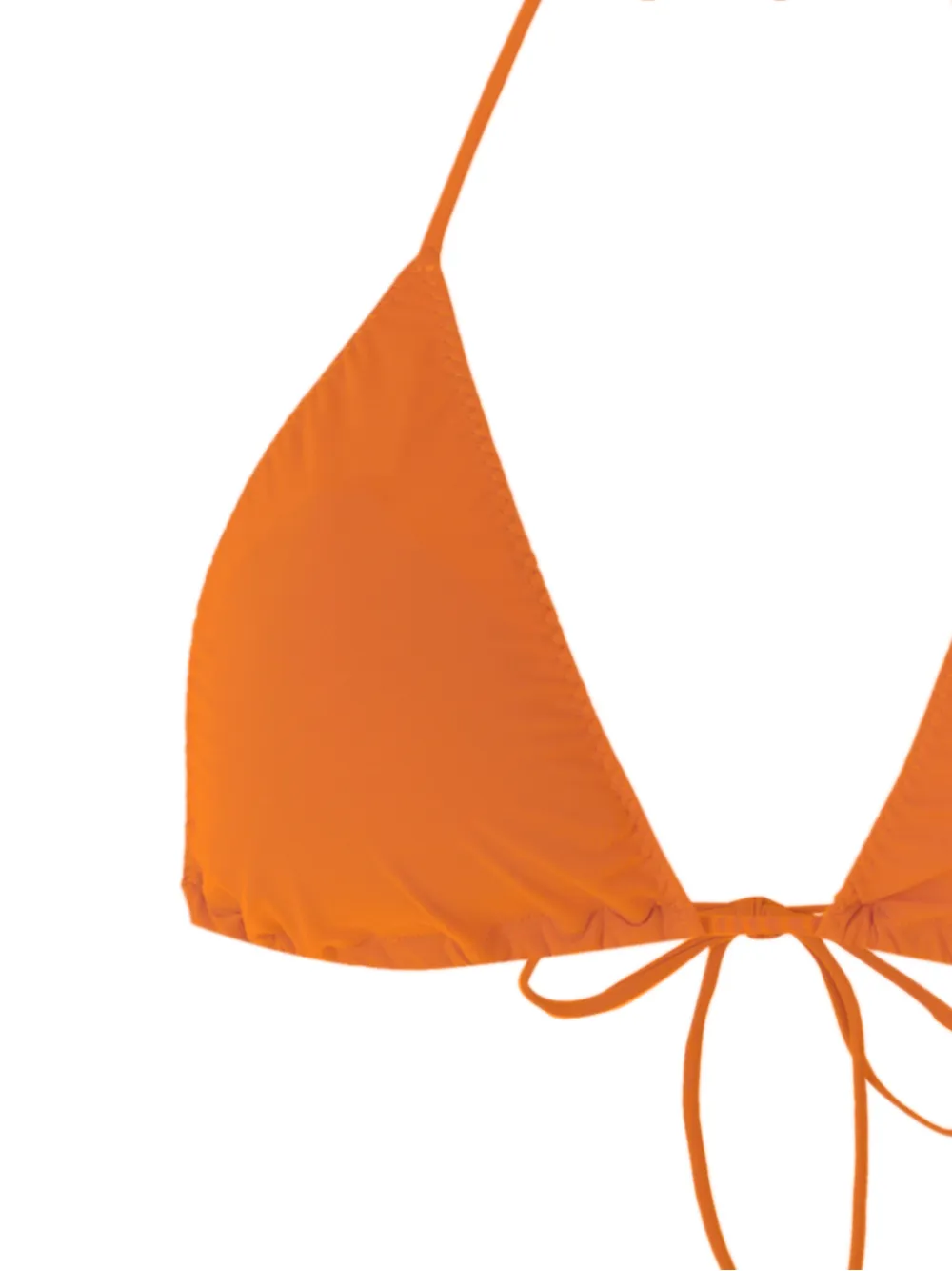 Clube Bossa Aava Triangle Bikini Top In Orange