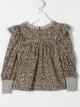 Image 2 of Monnalisa long-sleeved leopard print blouse
