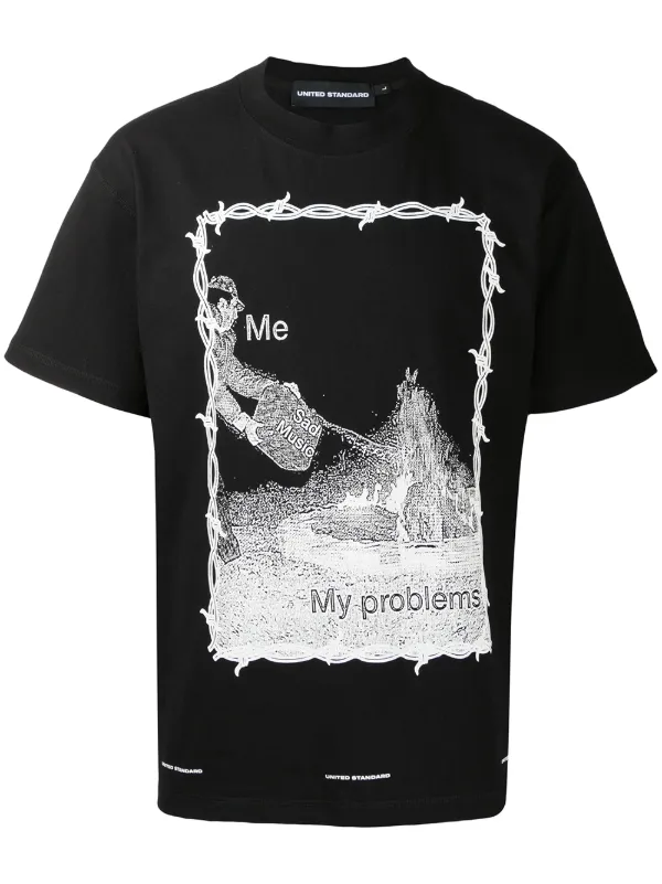 Shop Black United Standard Sad Music Meme T Shirt With Express Delivery Farfetch