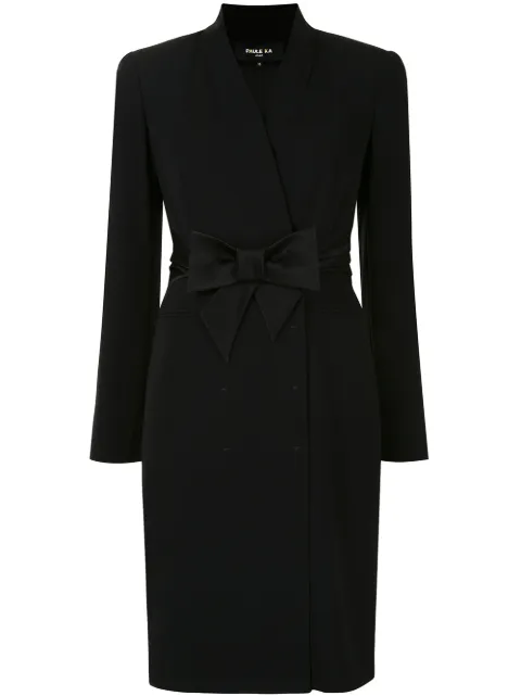 tailored wrap dress