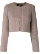 Image 1 of Paule Ka Glen plaid cropped jacket