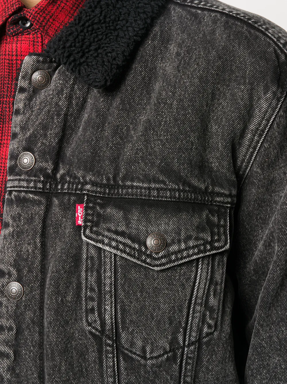 Levi's Truckerjack Zwart