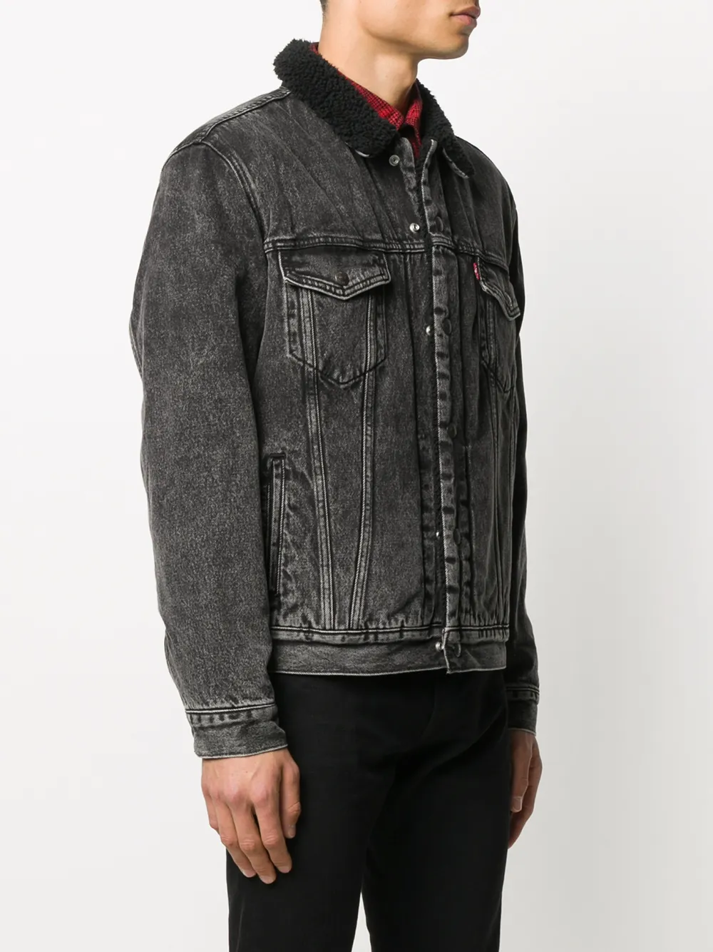 Levi's Truckerjack Zwart