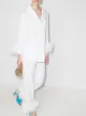 Image 2 of Sleeper feather trim pajama set