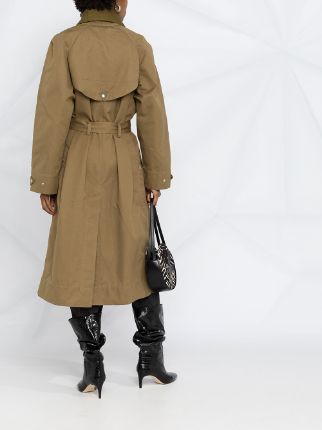 belted trench coat展示图