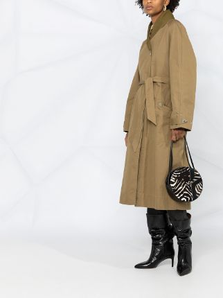 belted trench coat展示图