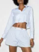 Image 2 of HommeGirls long-sleeve cropped shirt