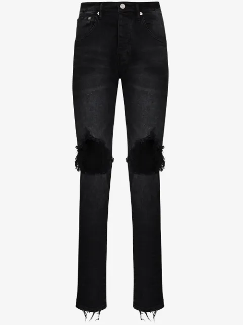 Purple Brand jeans con detalles rasgados