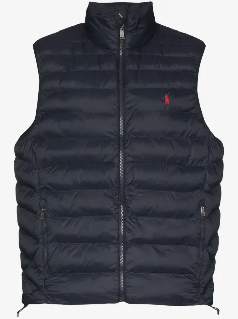 Polo Ralph Lauren logo-embroidered puffer gilet