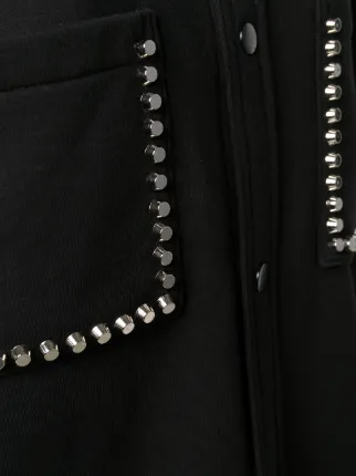 oversized stud-embellished shirt展示图