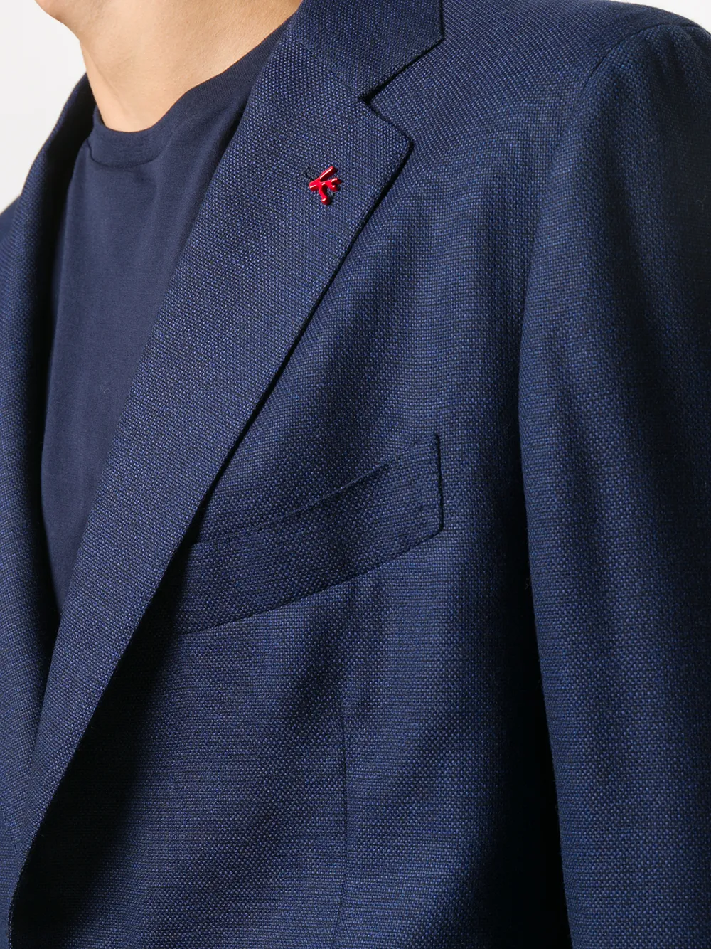 Isaia Lapel-pin Blazer - Farfetch