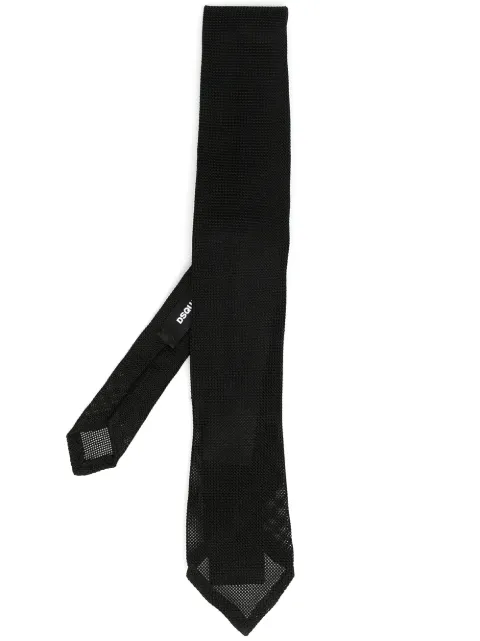 DSQUARED2 semi-sheer silk tie