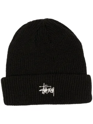 stussy logo beanie