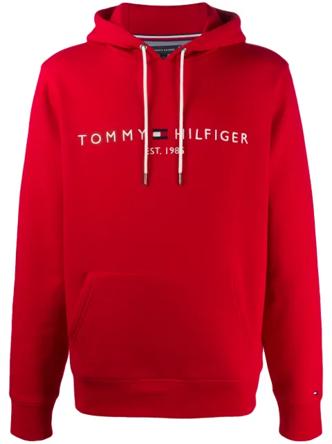 Tommy Hilfiger logo print hoodie