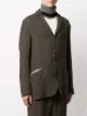 Cherevichkiotvichki single-breasted linen coat