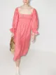 Image 2 of Sleeper gingham check print midi dress