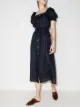 Image 2 of Sleeper square neck linen midi dress