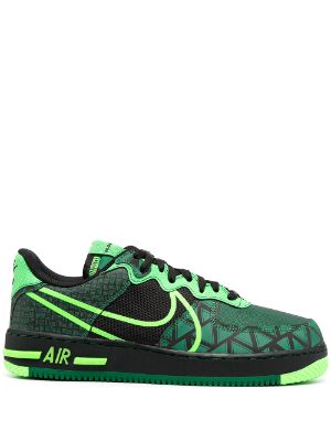 all green nike air force 1