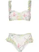 Image 1 of LoveShackFancy Annika floral-print bikini