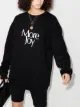 Image 2 of More Joy logo print cotton sweatshirt