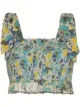 Image 1 of LoveShackFancy Norleen floral print crop top