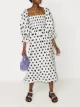 Image 2 of Sleeper Atlanta polka-dot midi dress
