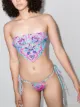 Image 2 of Frankies Bikinis Halo bandana-style bikini top