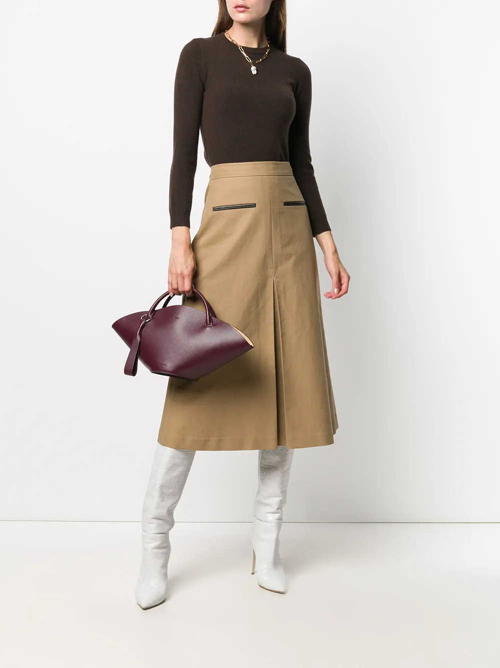 extreme cashmere Pullover mit gerippten Bündchen | Pullover | Image 2