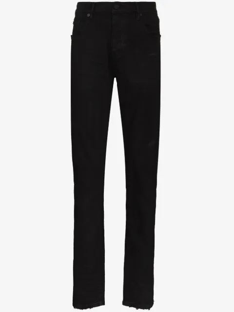 Purple Brand skinny jeans con tiro bajo