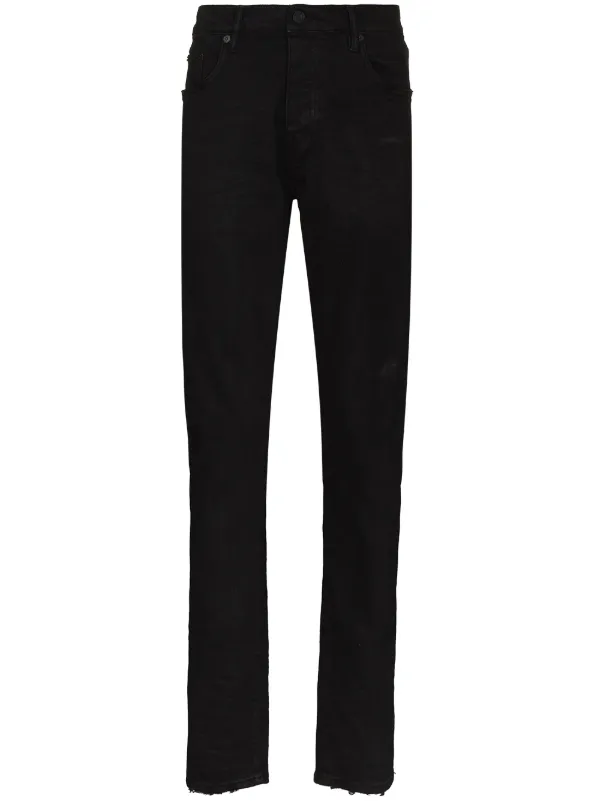 Purple Brand monogram-embroidered Slim Jeans - Farfetch