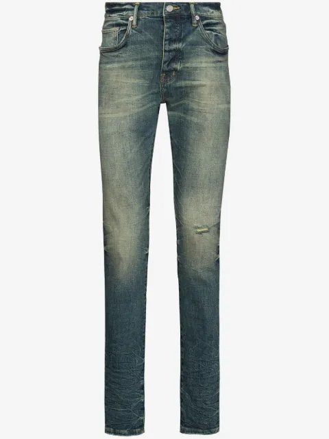 Purple Brand low-rise straight-leg jeans
