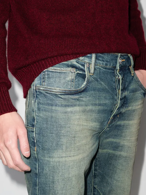 Purple Brand low-rise straight-leg Jeans | Blue | FARFETCH RO