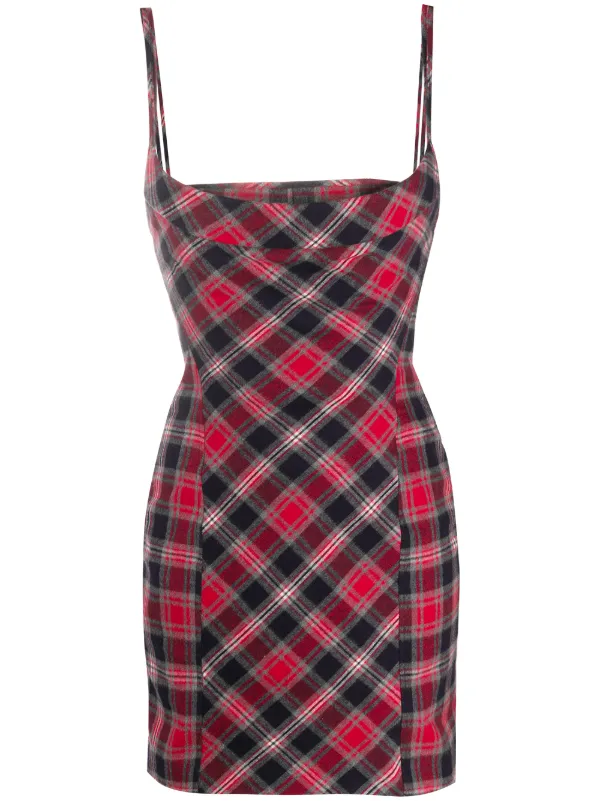 check print dress