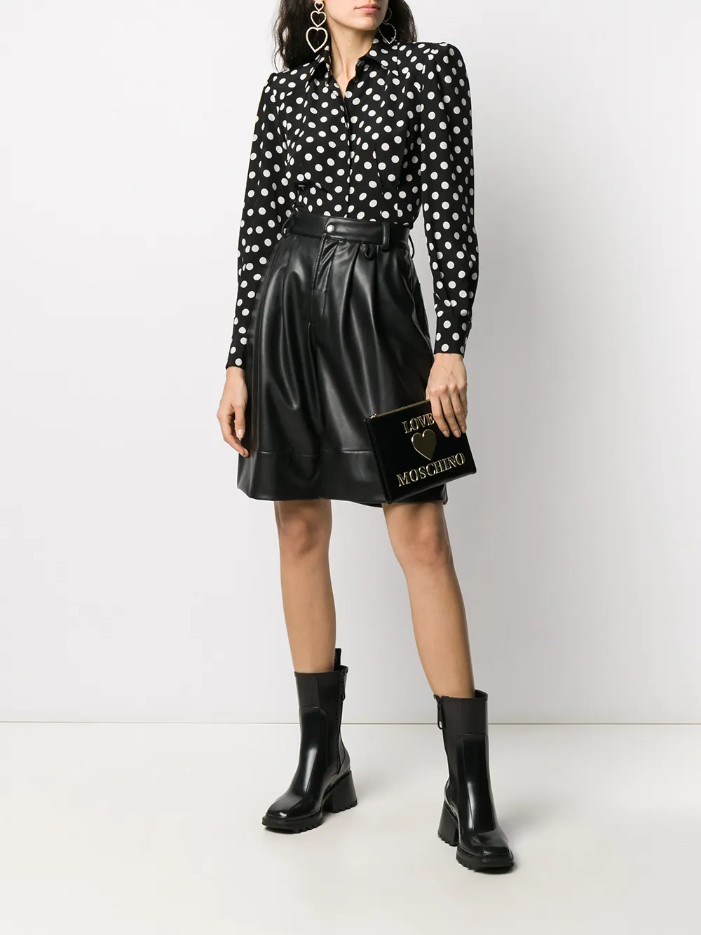 фото Love moschino кошелек на молнии с логотипом