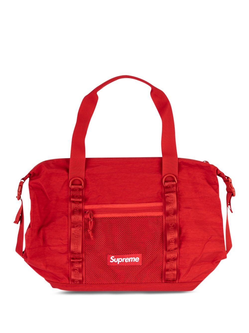 Supreme сумка-тоут на молнии с логотипом от Supreme