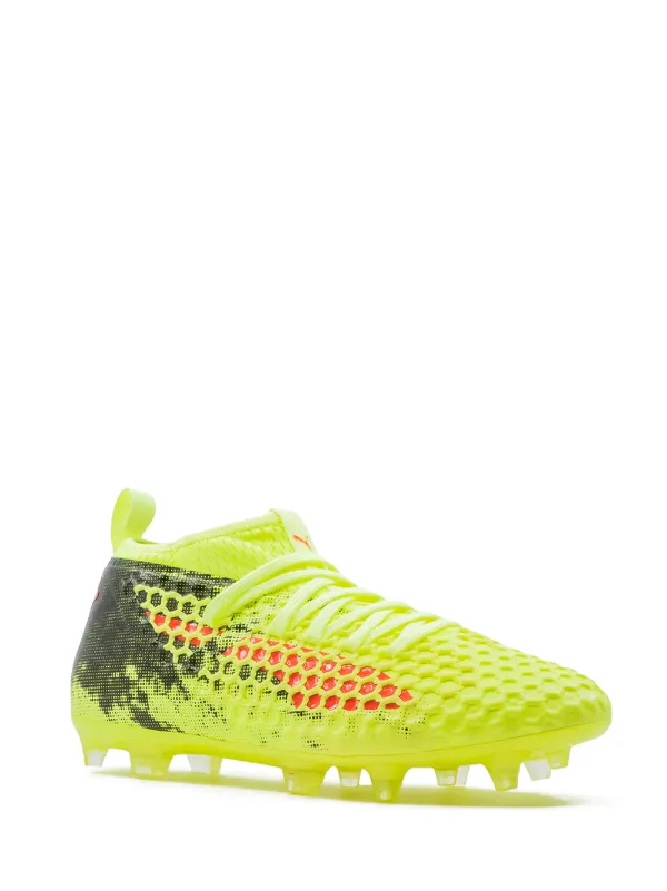 PUMA botas de futbol Future 18.2 Netfit FG AG unisex Goma Tela Tela 12 Amarillo