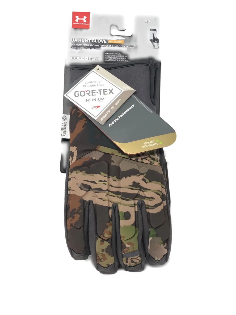 Under Armour Gore-tex Windstopper Gloves In Multi