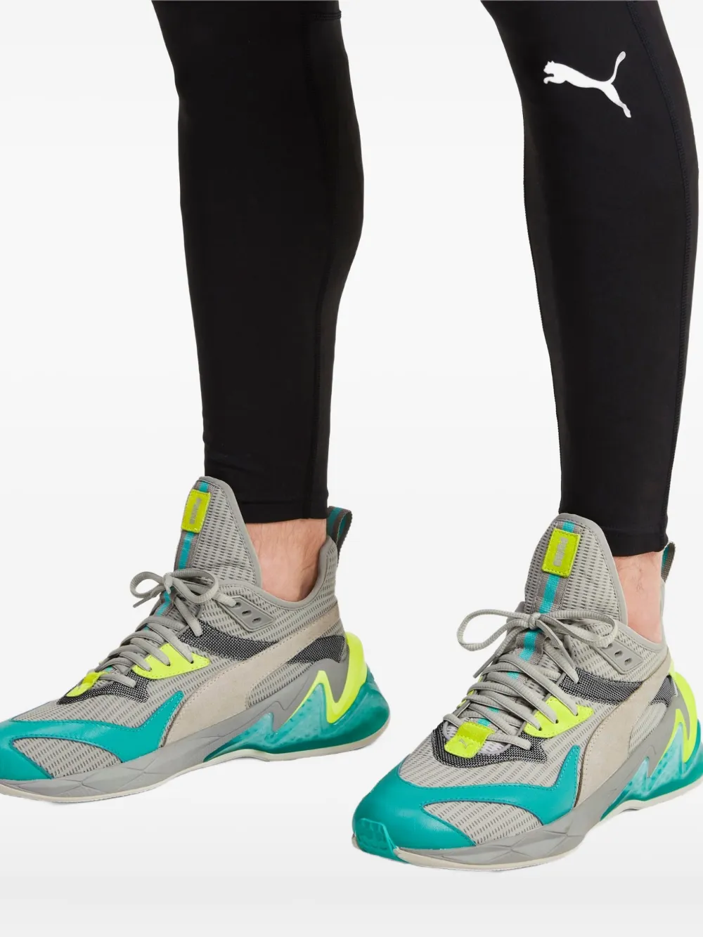 Puma Lace-up Sneakers In Gray