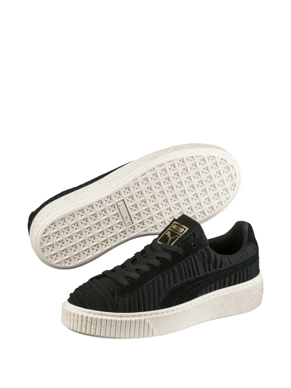 PUMA Sneakers met plateauzool Zwart