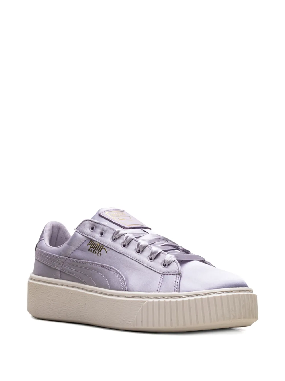 PUMA platform satin sneakers - Blauw