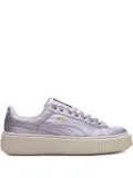 PUMA platform satin sneakers - Blue