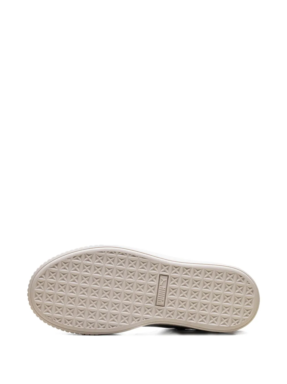 PUMA platform satin sneakers Blue