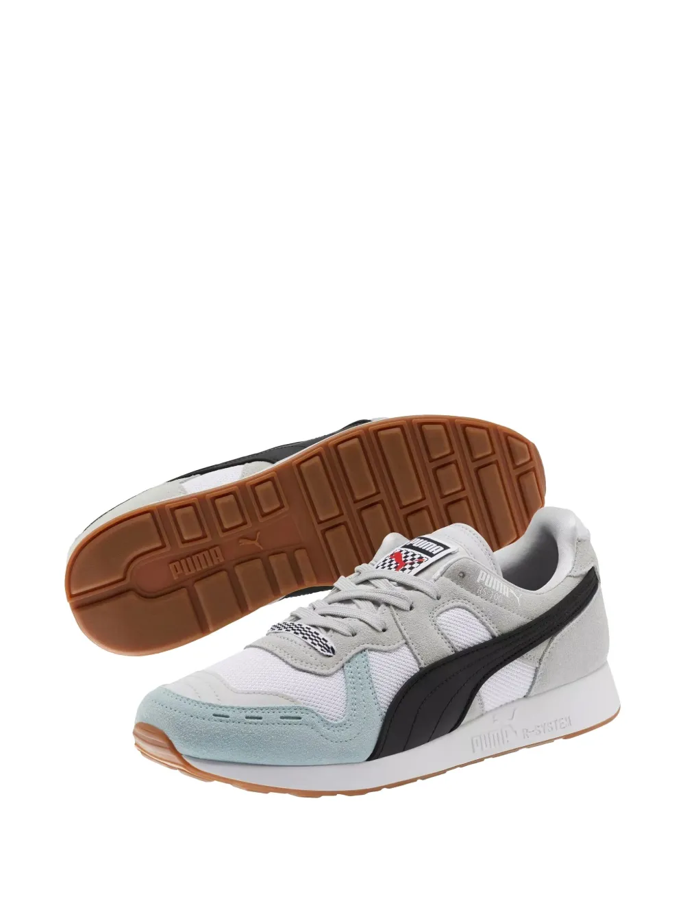 PUMA RS 100 Racing Flag "Glacier Grey White" sneakers
