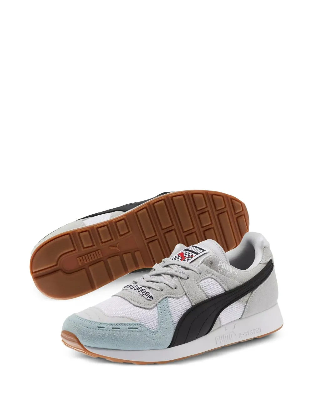 PUMA RS 100 Racing Flag "Glacier Grey White" sneakers