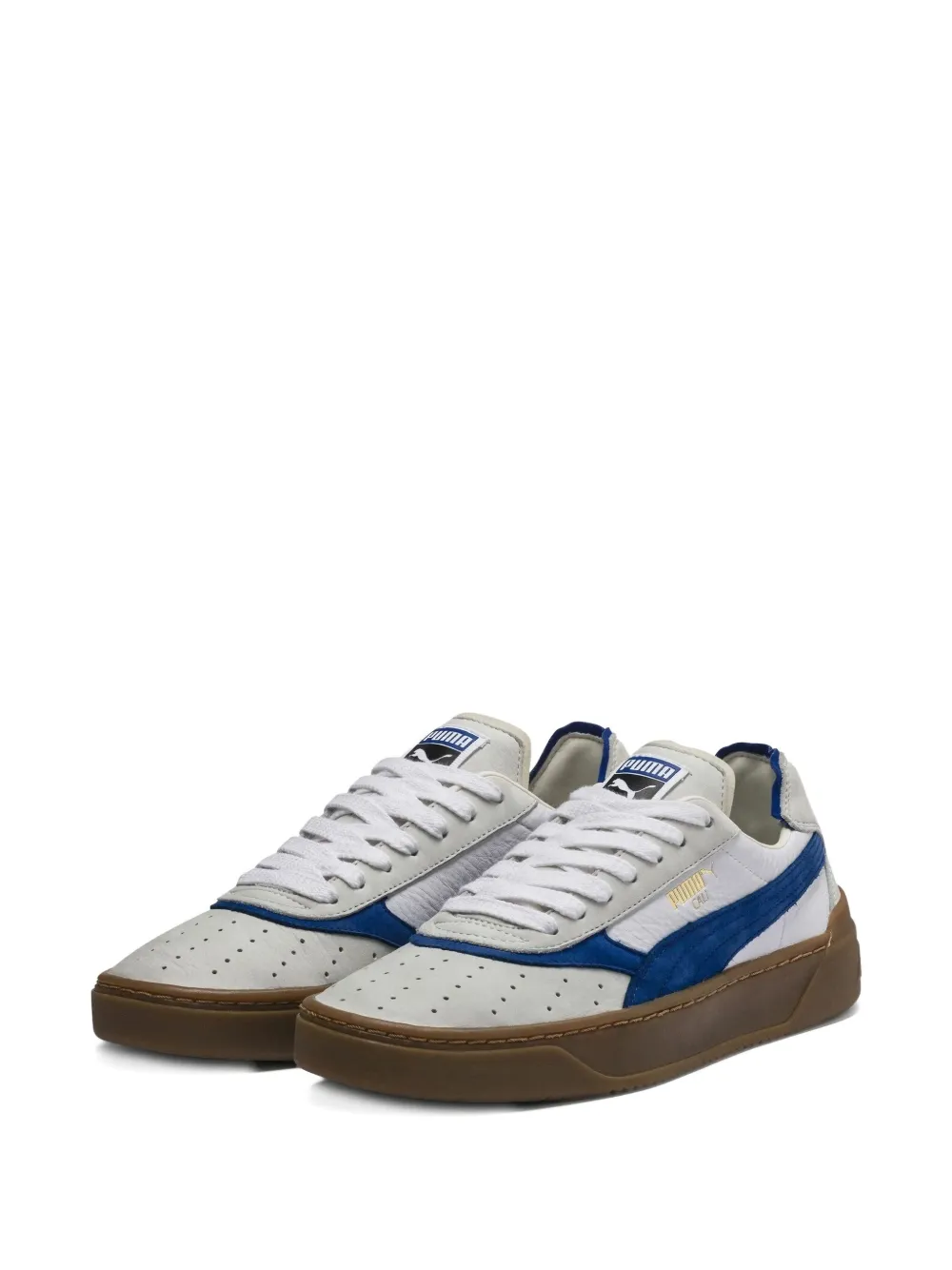 PUMA Cali-0 Vintage sneakers met geperforeerde details Wit