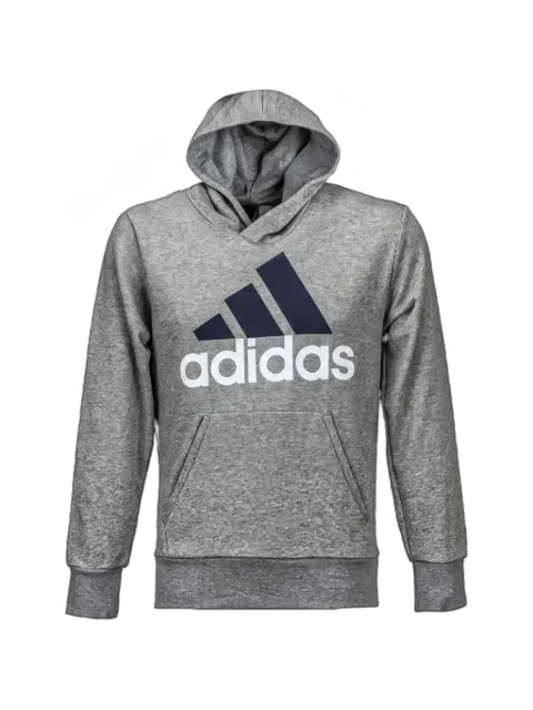 adidas Essentials Linear logo-print hoodie
